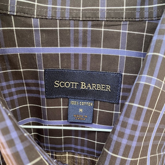 NW Scott Baker ๐ฏ cotton dress shirt ๐ Sz M - Picture 3 of 8